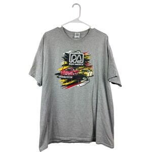 Road America Grand-Am Road Racing 2013 T-Shirt Mens XL Gray Corvette